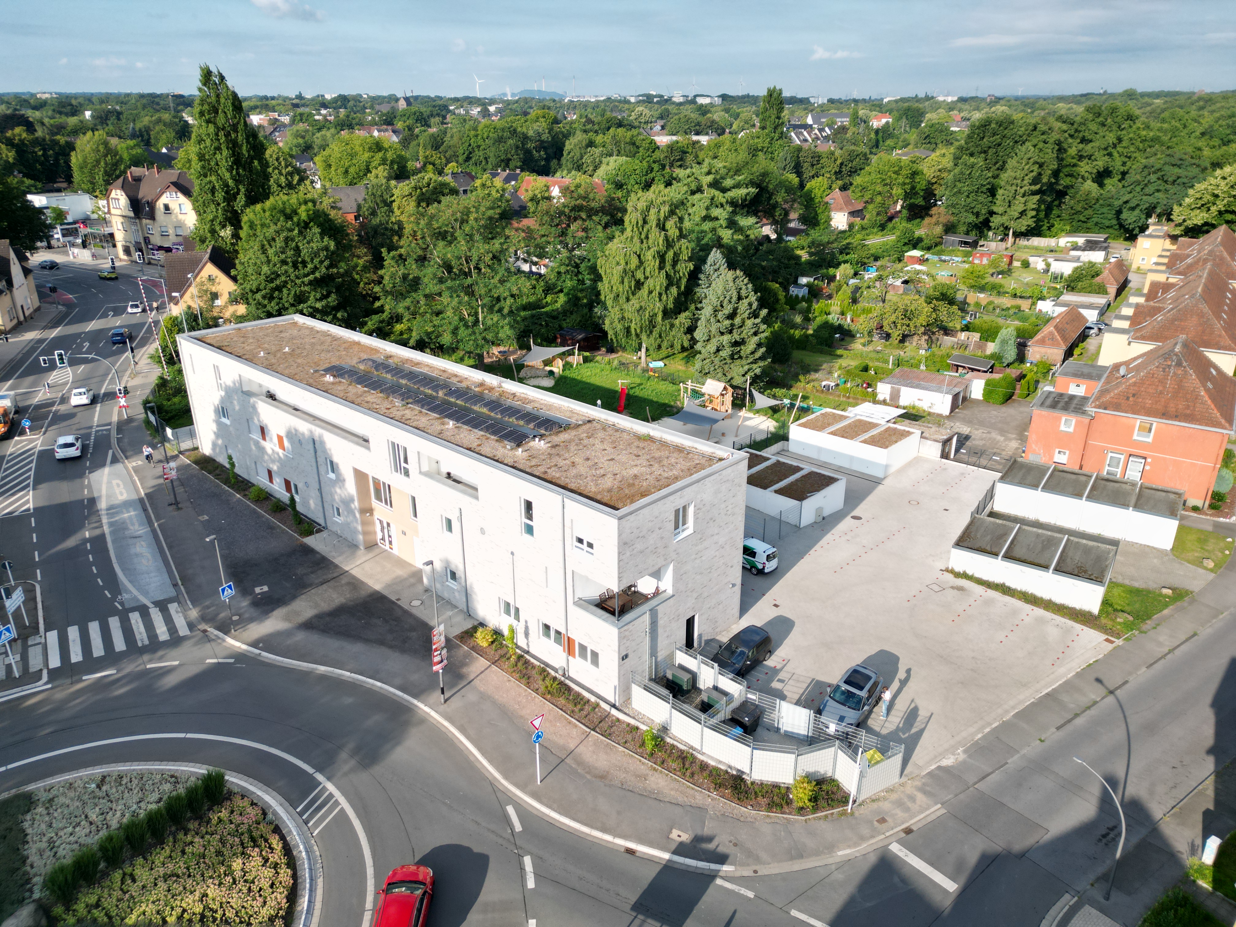 Dreiviertel Ansicht Rechts – Kita & Wohnprojekt